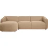 Hoekbank Laila Stof Taupe Links - Giga Meubel