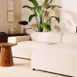 Hoekbank Lara Beige Links - Giga Meubel