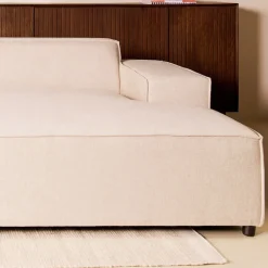 Hoekbank Lara Beige Rechts - Giga Meubel