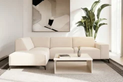 Hoekbank Maddox 3-Zits Holms Beige Links - Giga Meubel
