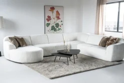 Hoekbank Ovie Panda Deluxe Ivoor