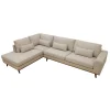 Hoekbank Paloma 3-Zits Borg Beige Links - Giga Meubel
