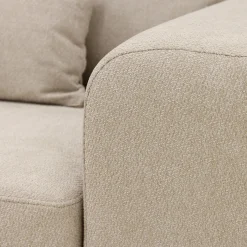 Hoekbank Paloma 3-Zits Borg Beige Links - Giga Meubel