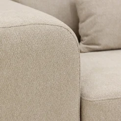 Hoekbank Paloma 3-Zits Borg Beige Rechts - Giga Meubel
