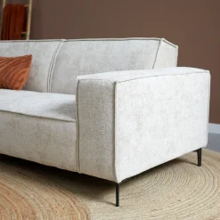Hoekbank River met Ottoman Links Majestic Beige