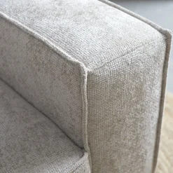 Hoekbank River met Ottoman Links Majestic Beige