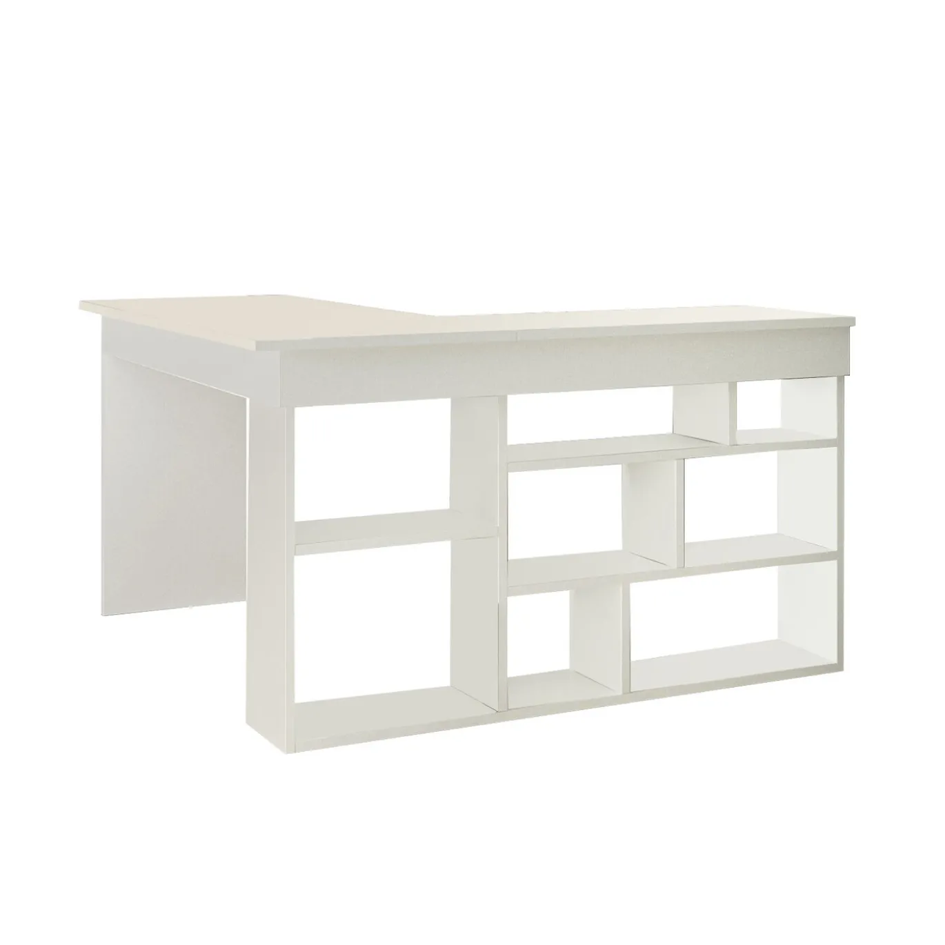 Hoekbureau Catania Melamine Wit