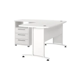Hoekbureau Prima Wit - Giga Living