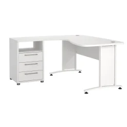 Hoekbureau Prima Wit - Giga Living