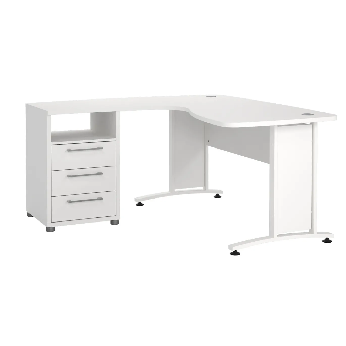 Hoekbureau Prima Wit - Giga Living