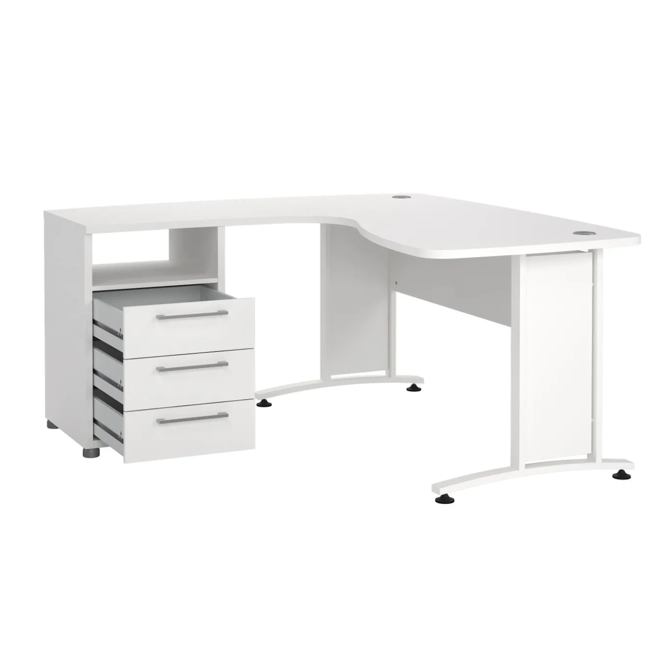 Hoekbureau Prima Wit - Giga Living