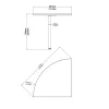 Hoekbureau Prima 80x80cm Wit - Giga Living
