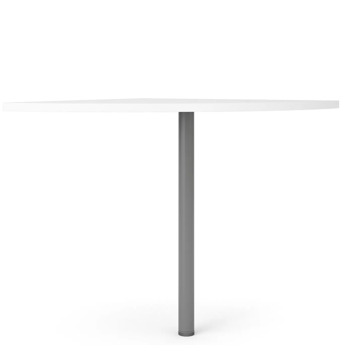 Hoekbureau Prima 80x80cm Wit/Grijs - Giga Living