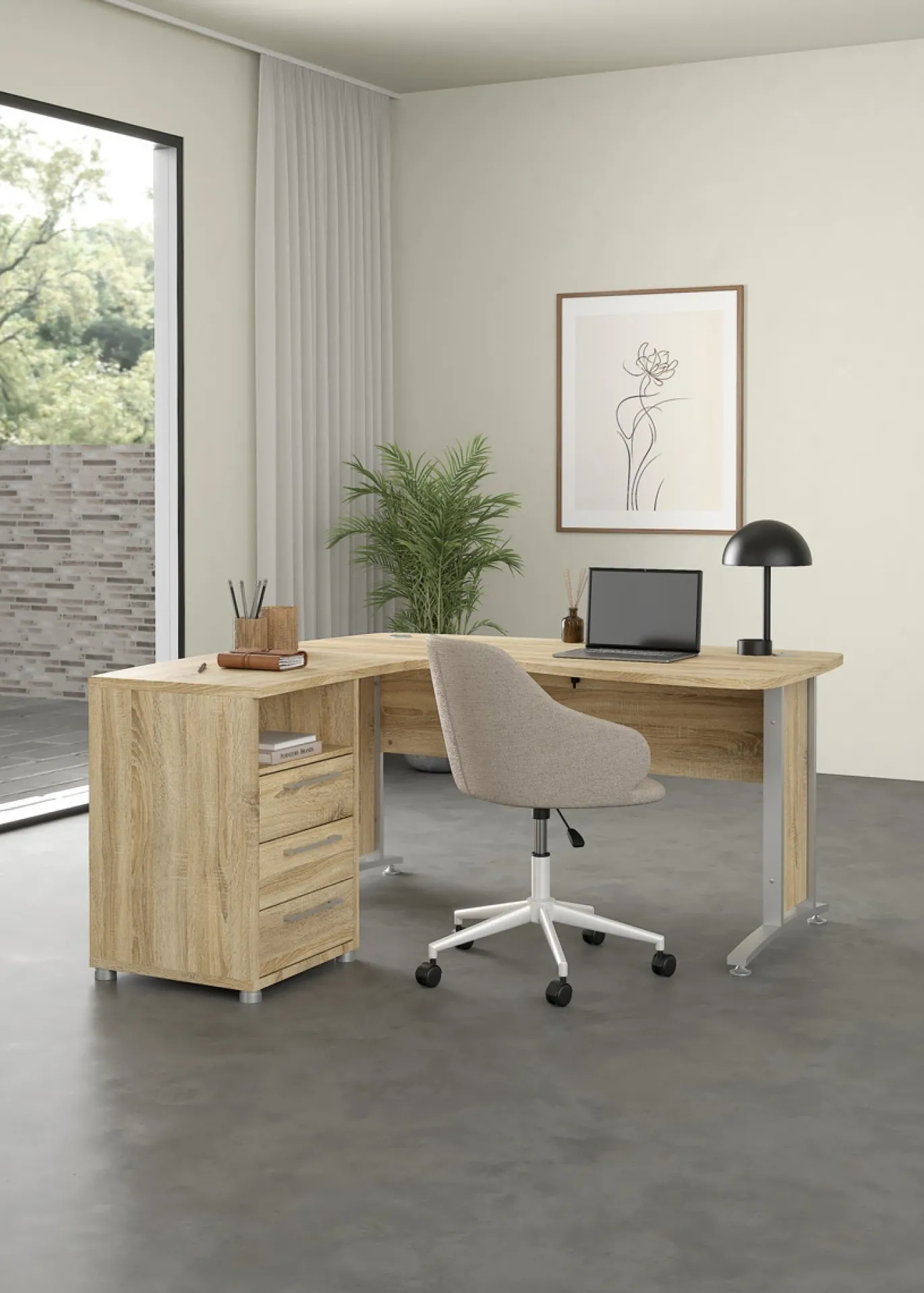Hoek-kantoorbureau Prima Naturel - Giga Living