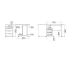 Hoek-kantoorbureau Prima Wit - Giga Living