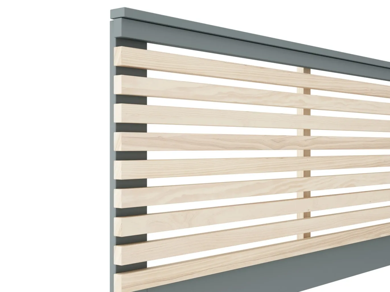 Hoofdbord 135/140 Pisco Khaki Groen/wit Wax - Giga Meubel