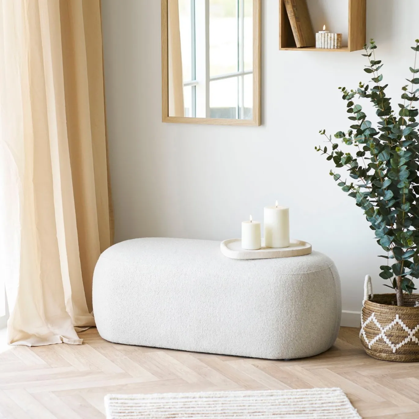 House Nordic Bank Blossomville Zand 100cm
