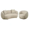 House Nordic Bank en Fauteuil Set Hawkes Zand