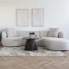 House Nordic Bank Kingston Polyester Naturel Rechts