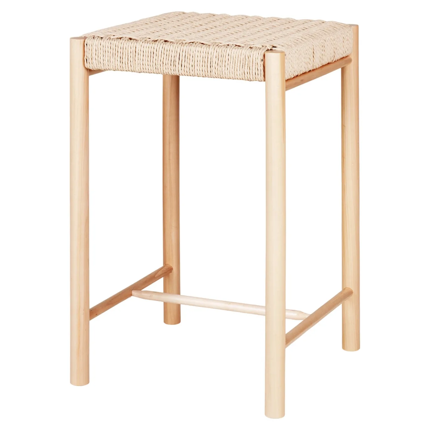House Nordic Barstoel Abano Populier Naturel Wicker