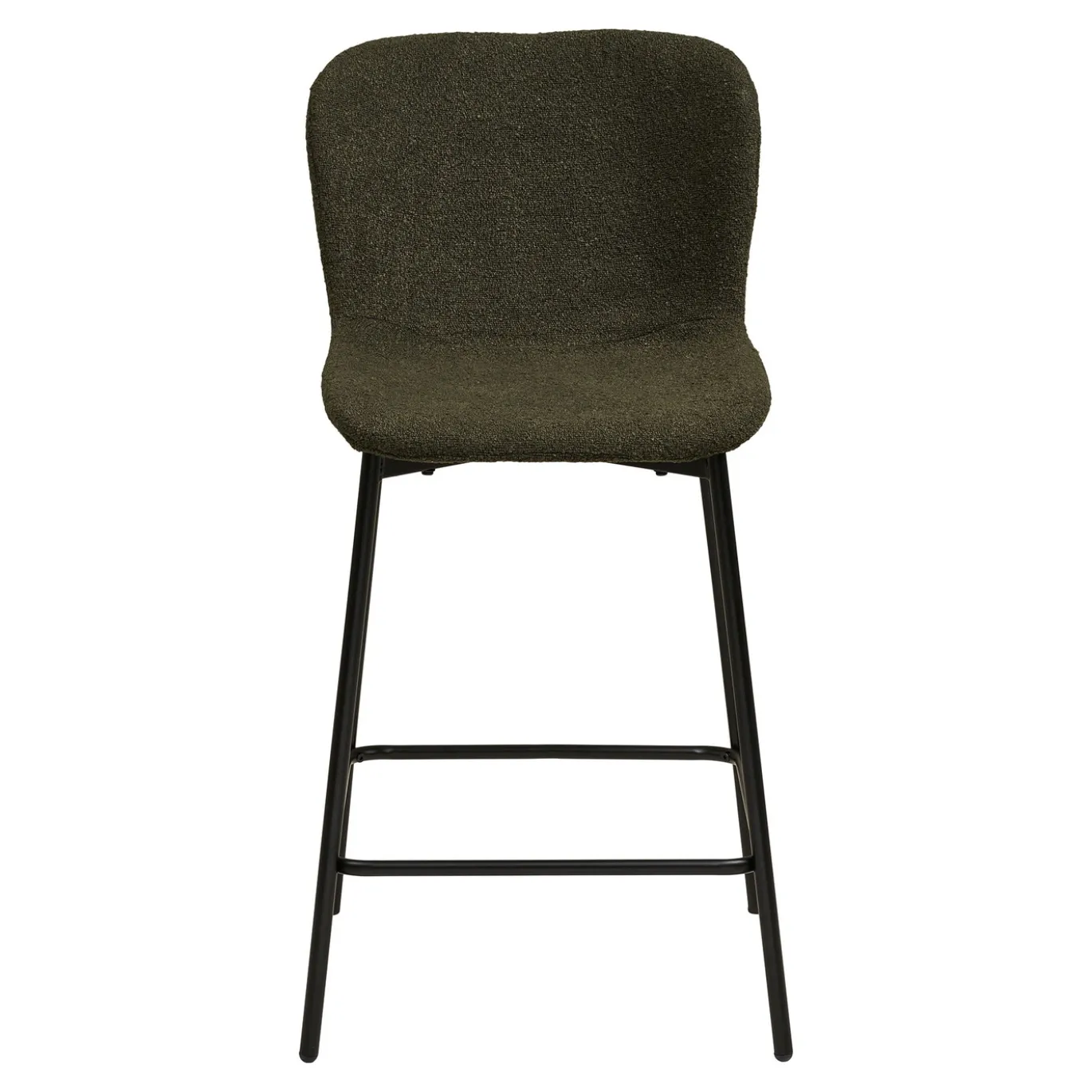 House Nordic Barstoel Maceda Bouclé Groen