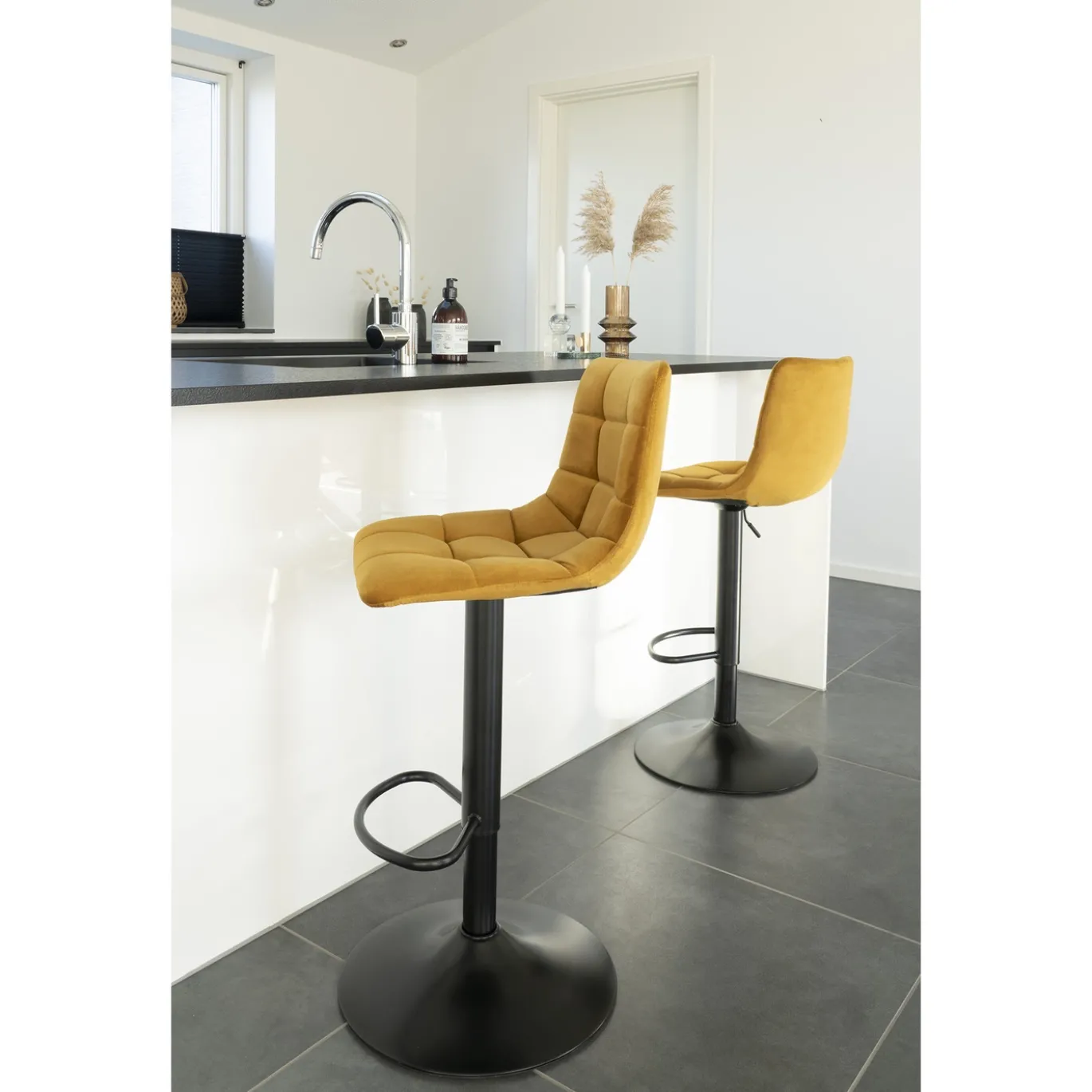 House Nordic Barstoel Middelfart Mosterd