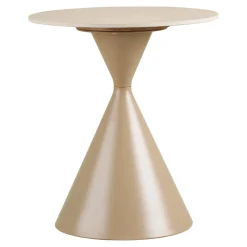 House Nordic Bijzettafel Annecy Keramisch/Travertin Zand ø50cm