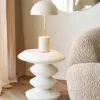 House Nordic Bijzettafel Blackburn Fiberclay Wit