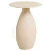 House Nordic Bijzettafel Calais Metaal Off-White ø36x50cm