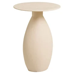 House Nordic Bijzettafel Calais Metaal Off-White ø36x50cm