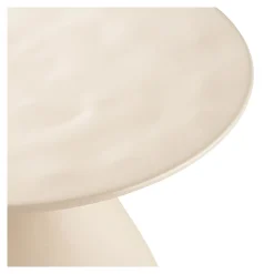 House Nordic Bijzettafel Calais Metaal Off-White ø36x40cm