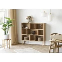 House Nordic Bijzettafel Jena Eiken Naturel ø40cm