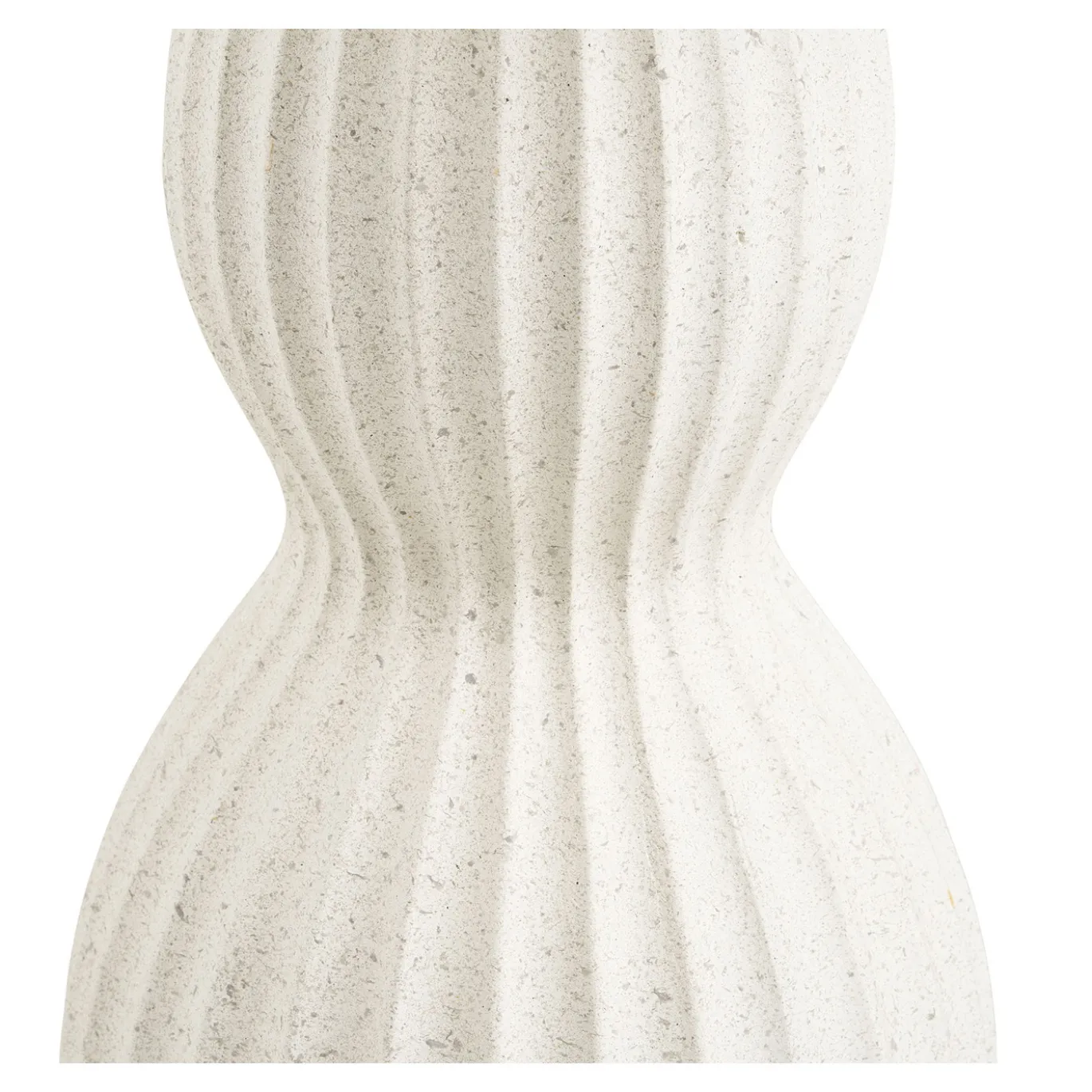 House Nordic Bijzettafel Newtown Fiberclay Wit ø40cm