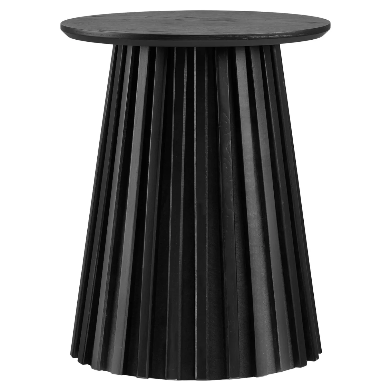 House Nordic Bijzettafel Osaka Zwart Ø40cm