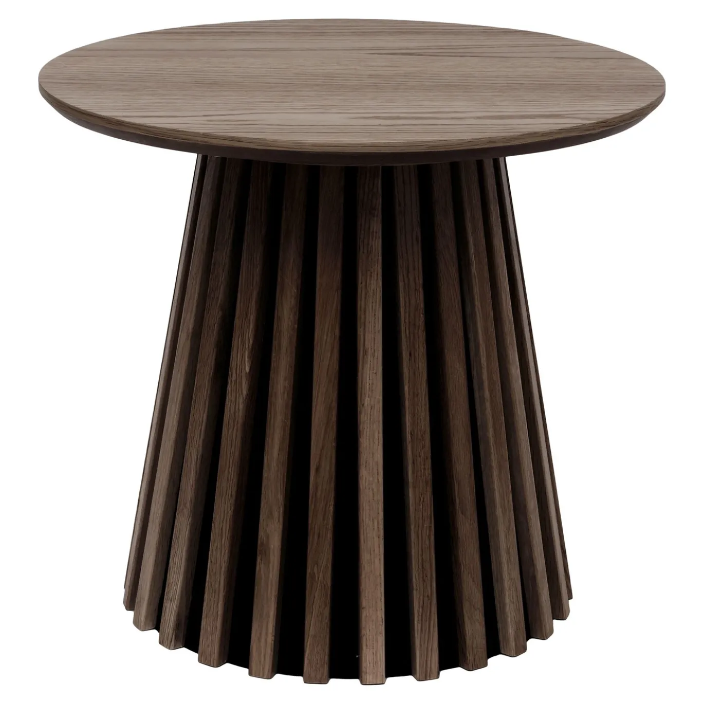 House Nordic Bijzettafel Osaka Eikenfineer Smoked ø50cm
