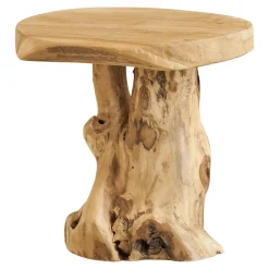 House Nordic Bijzettafel Palena Naturel ø40x45cm