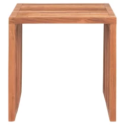 House Nordic Bijzettafel Pego Teakhout Naturel 40x40x40cm