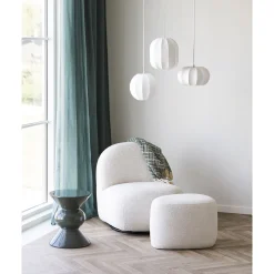 House Nordic Bijzettafel Rosolina Fiberglas Groen ø34cm