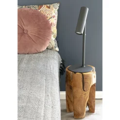 House Nordic Bijzettafel Rose Teak Met Drie Poten