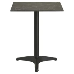 House Nordic Bistrotafel Marmerlook Aluminium 60x60cm