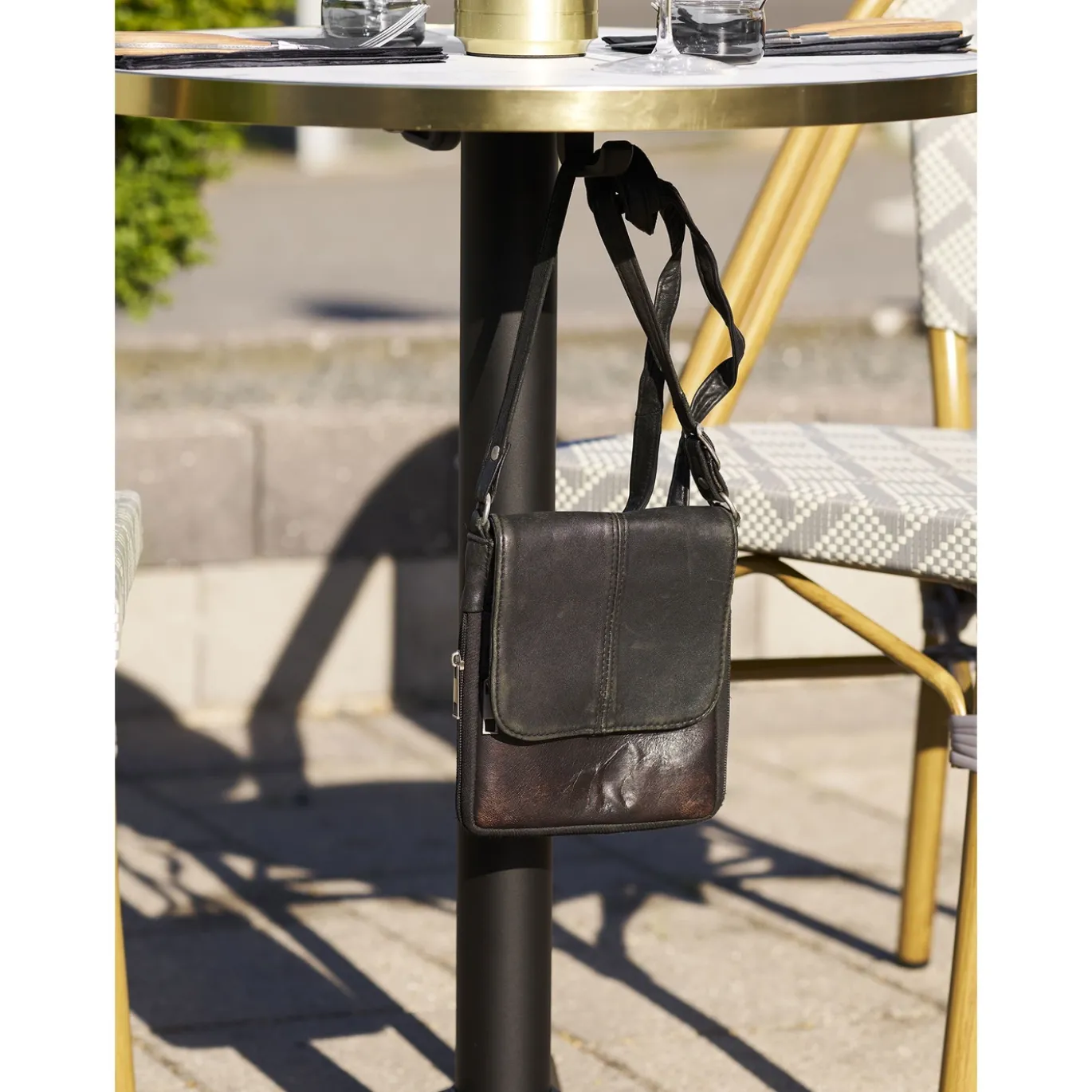 House Nordic Bistrotafel Marmerlook Aluminium ø60cm