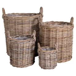 House Nordic Bloemenmand Caor Set van 4