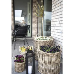 House Nordic Bloemenmand Caor Set van 4