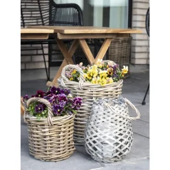 House Nordic Bloemenmand Caor Set van 4