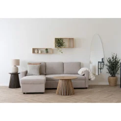 House Nordic Chaise Longue Slaapbank Belfast met Opslag Zand