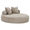 House Nordic Daybed Cairo Chenille Rond Naturel