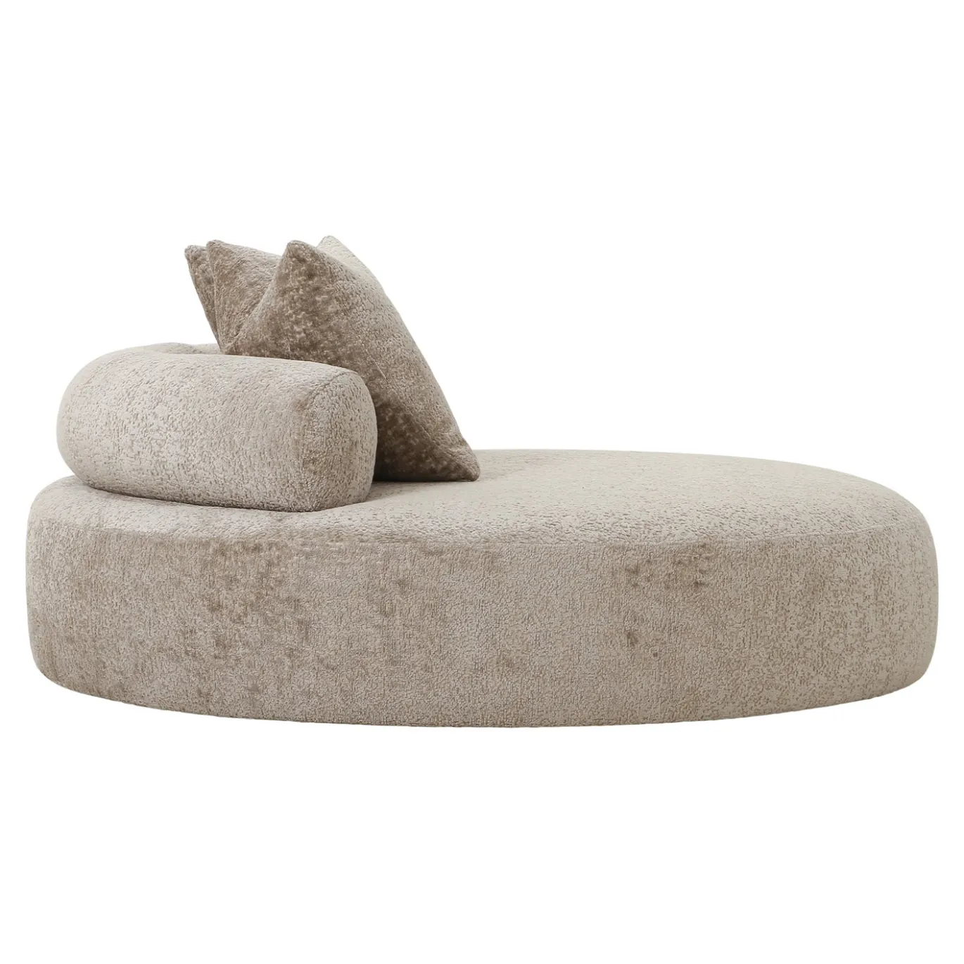 House Nordic Daybed Cairo Chenille Rond Naturel