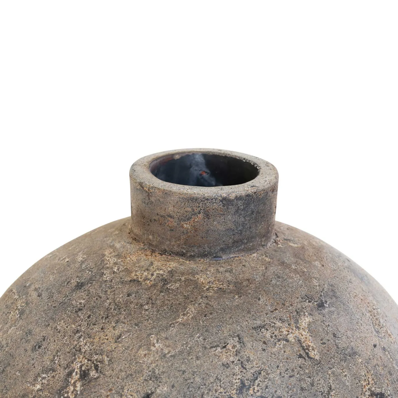 House Nordic Decoratie Pot Terracotta Corvo Bruin Ø40x80cm