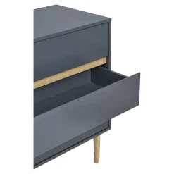 House Nordic Dressoir Bisley Donkergrijs 80cm