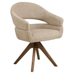 House Nordic Eetkamerset Athens Rond en Dover met 4 stoelen